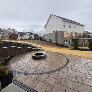 paver patio installation by St. Charles patio contractors